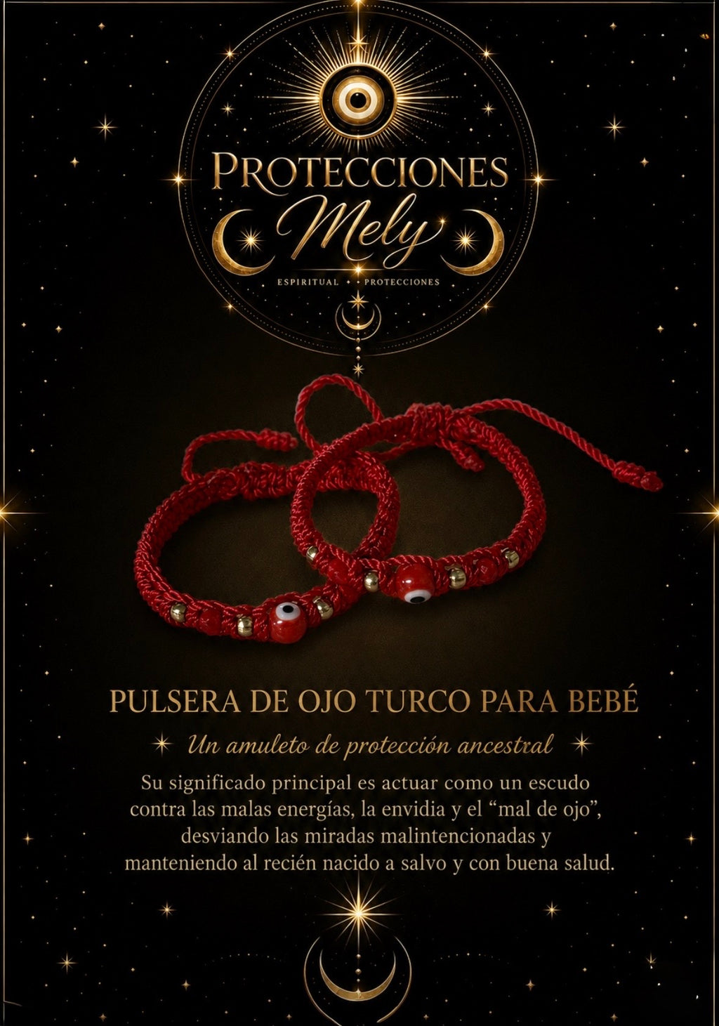 Pulsera protección bebé “ojo turco”